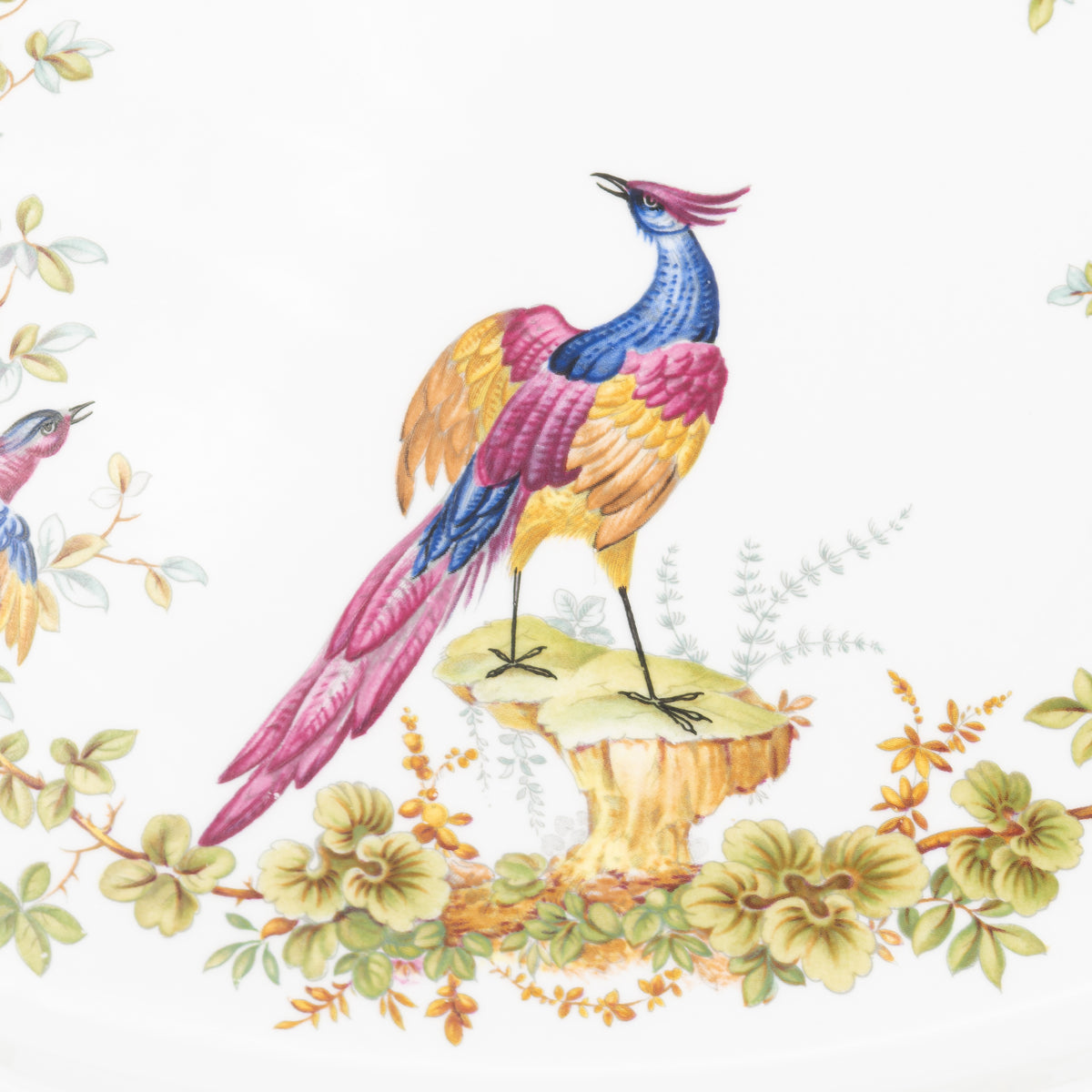 Spode Chelsea Bird Oval Serving Platter (15") | Vintage Fine Bone China