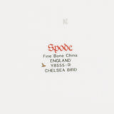 Spode Chelsea Bird platter backstamp reading Spode Fine Bone China England Y8555-R Chelsea Bird