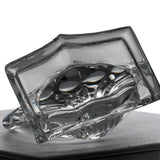 Acid-etched Baccarat mark under the base of a Bambous place card holder