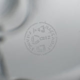 Acid-etched Baccarat mark on the base of the claret wine jug