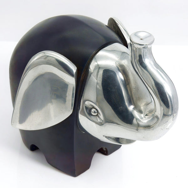 Alessio Tasca Italian Modernist Elephant Sculpture (After Tasca) - Sculpture ClassyTea