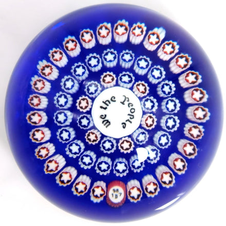 Baccarat “We The People” Paperweight