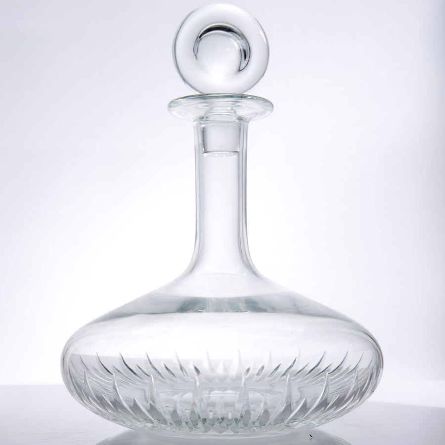 Baccarat Passy Wine Decanter with Stopper (11") | Vintage French Crystal