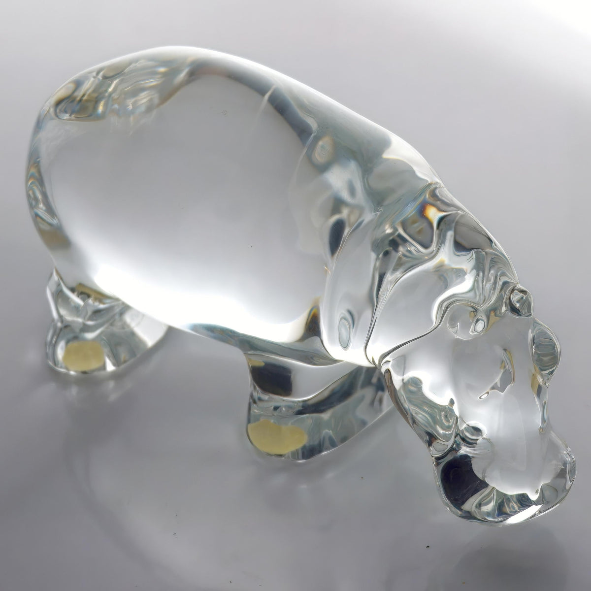 Baccarat Baccarat "Hippopotamus" Crystal Paperweight (6") - Figurine ClassyTea