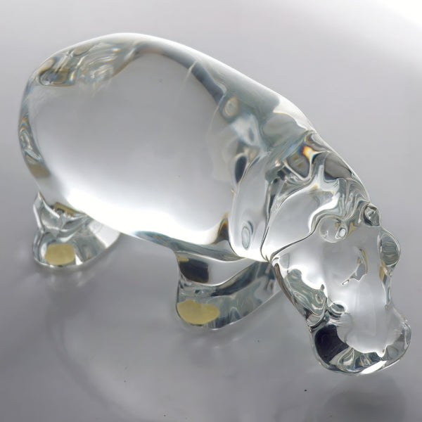 Baccarat Baccarat "Hippopotamus" Crystal Paperweight (6") - Figurine ClassyTea