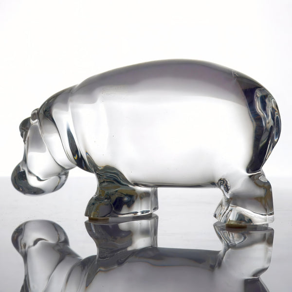 Baccarat Baccarat "Hippopotamus" Crystal Paperweight (6") - Figurine ClassyTea