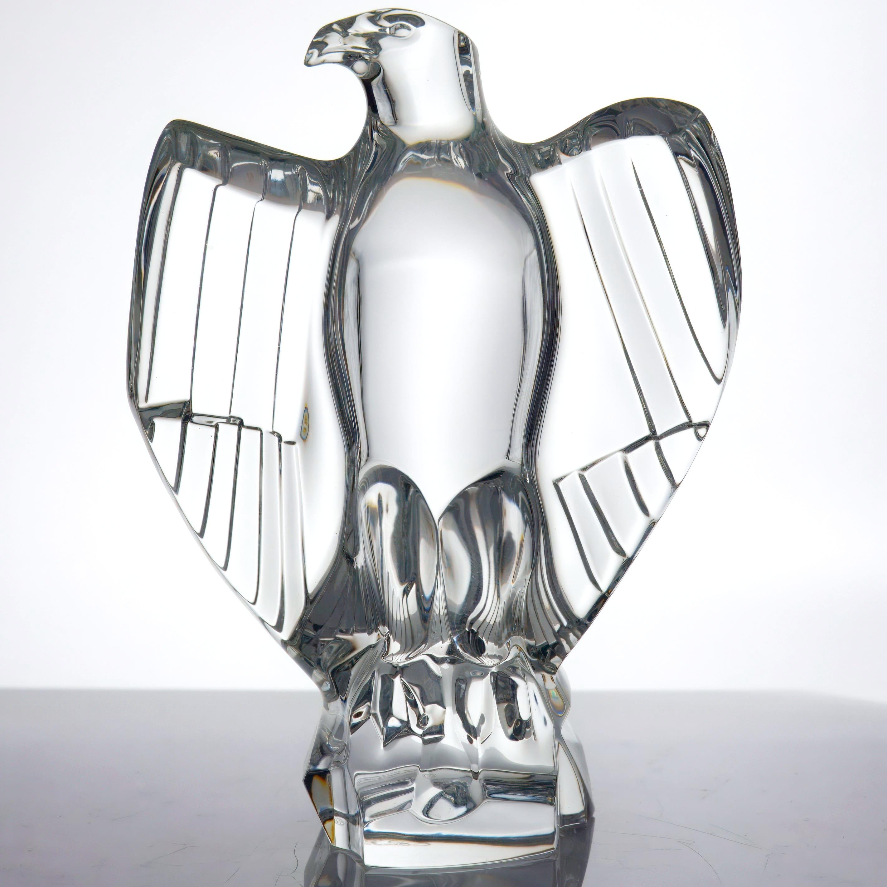 Baccarat Baccarat Georges Chevalier Crystal Eagle Paperweight (7"H) - Paperweight ClassyTea