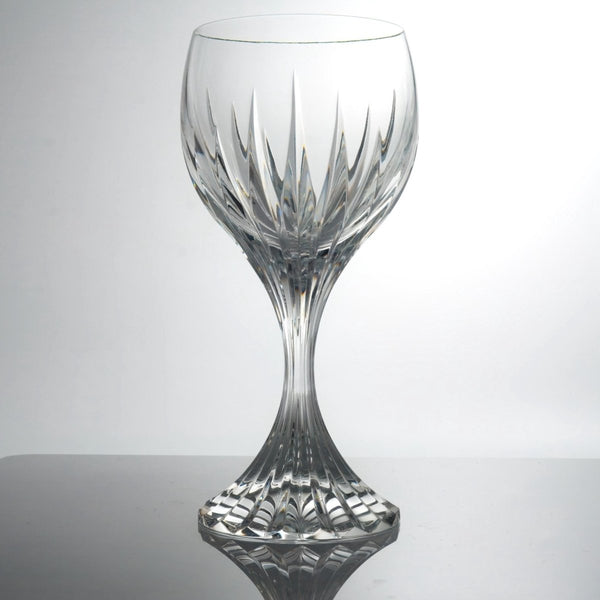 Baccarat Baccarat Massena Bordeaux Drinking Wine Glass 5 7/8" Timeless Quiet Luxury, Made in France, Unique Glassware Old Money Aesthetic Midcentury - Wine glass ClassyTea