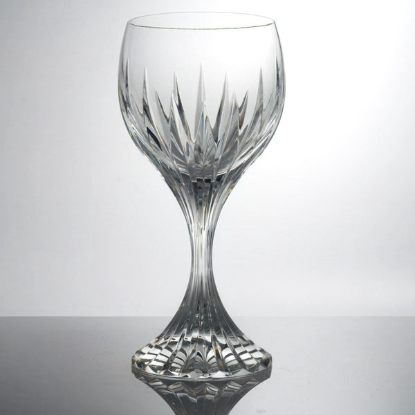 Baccarat Baccarat Massena Bordeaux Drinking Wine Glass 5 7/8" Timeless Quiet Luxury, Made in France, Unique Glassware Old Money Aesthetic Midcentury - Wine glass ClassyTea