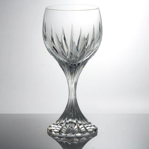 Baccarat Set of 8 Baccarat Massena Wine Glasses Vintage French Glassware Midcentury Wine Glasses Bar Cart Lead Crystal Stemware Old Money Aesthetic - Wine glass ClassyTea