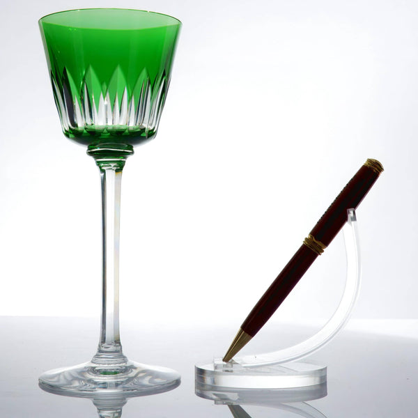Baccarat Baccarat "Côte d'Azur" Wine Glasses Set For 8 (Emerald Green) - Wine Set ClassyTea