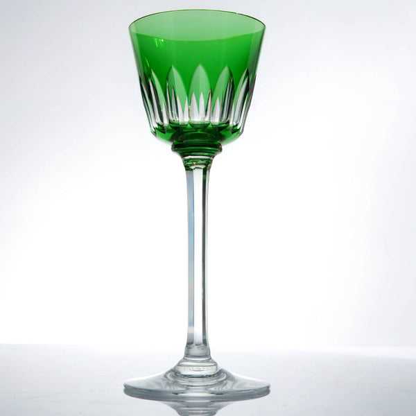 Baccarat Baccarat "Côte d'Azur" Wine Glasses Set For 8 (Emerald Green) - Wine Set ClassyTea