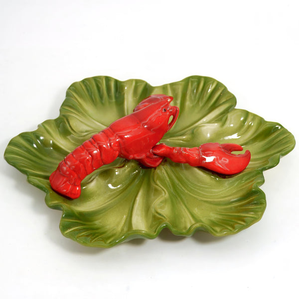 Brad Keeler Brad Keeler "Cabbage & Lobster" Serving Platter (14") - Serving Platter ClassyTea