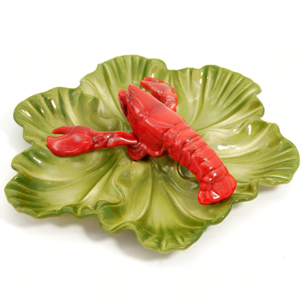 Brad Keeler Brad Keeler "Cabbage & Lobster" Serving Platter (14") - Serving Platter ClassyTea