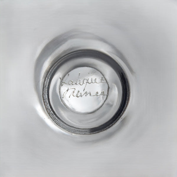 ClassyTea 1940s Lalique Ange Champagne Flute Set of 7 | 8.25"H | Smiling Angel Crystal Stemware (1948 - 2020) - ClassyTea