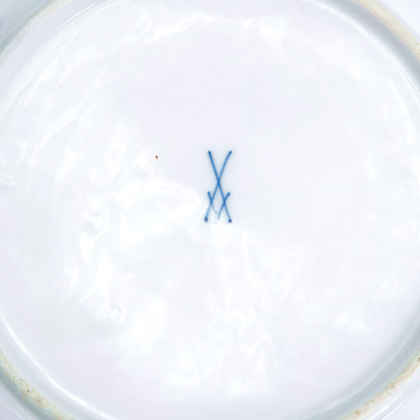 ClassyTea Meissen Blue Onion Rimmed Soup Bowls - Set of 6 | Authentic German Porcelain (9.5") - ClassyTea