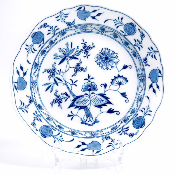 ClassyTea Meissen Blue Onion Salad/Dessert Plates - Set of 6 | Authentic German Porcelain (8.5") - ClassyTea