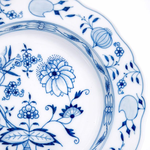 ClassyTea Meissen Blue Onion Salad/Dessert Plates - Set of 6 | Authentic German Porcelain (8.5") - ClassyTea