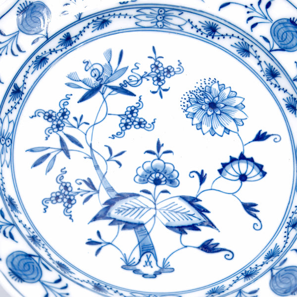 ClassyTea Meissen Blue Onion Salad/Dessert Plates - Set of 6 | Authentic German Porcelain (8.5") - ClassyTea