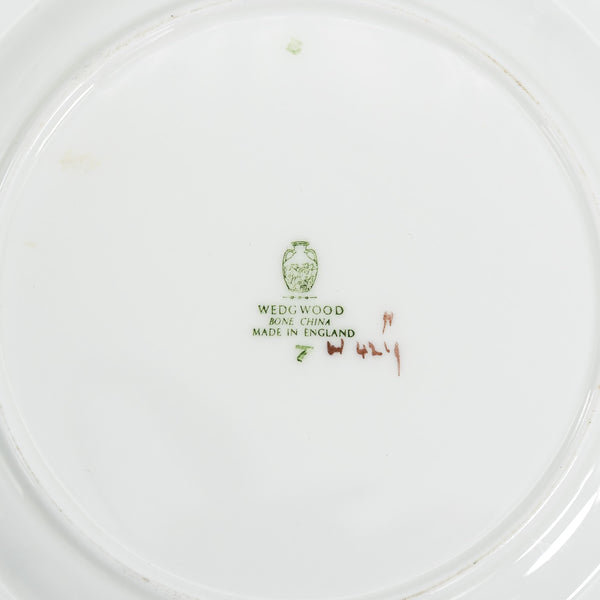 ClassyTea Wedgwood Florentine Gold Dessert Plates 7" (Set of 4) | English Bone China (W4219) c. 1961 - 1986 (7") - ClassyTea