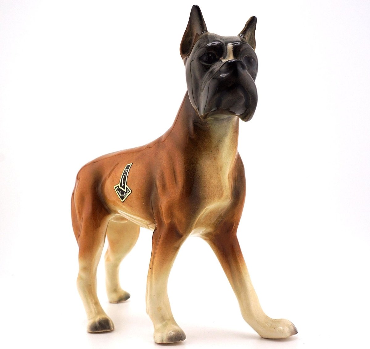 Cortendorf Cortendorf Boxer Puppy Figurine 1960s West Germany Ceramic Vintage Dog Decor Gift for Collectors Mid - Century Puppy Statue Retro Home Art - Porcelain Figurine ClassyTea