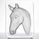 Daum "Tête de Cheval (Horse Head)" Crystal Paperweight
