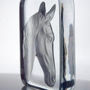 Daum Daum "Tête de Cheval (Horse Head)" Crystal Paperweight - Paperweight ClassyTea