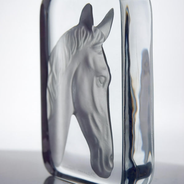 Daum Daum "Tête de Cheval (Horse Head)" Crystal Paperweight - Paperweight ClassyTea