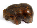 Earl Paniptchuk Indigenous Bear Statue | Inuit Bear Art Signed Paniptchuk Soapstone Bear Sculpture Unique Shelf Decor Paperweight Gift Native Art Desk Decor - Soapstone Sculpture ClassyTea