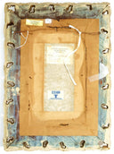 Esther Stevenson 1960s Signed Oil Painting of Parisian Woman by Esther Stevenson Pink Bow Soft Blue Impressionist Pop Art for Feminine Home Decor Original - Signed Oil Painting ClassyTea