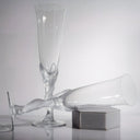 Faberge French Champagne Flutes Set of 2 | Lalique Styled Vintage Champagne Glass for Wedding Anniversary gift for wife Wedding Toasting Flutes - Champagne Flute ClassyTea