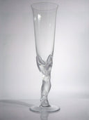 Faberge French Champagne Flutes Set of 2 | Lalique Styled Vintage Champagne Glass for Wedding Anniversary gift for wife Wedding Toasting Flutes - Champagne Flute ClassyTea