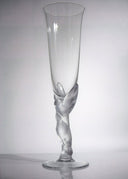 Faberge French Champagne Flutes Set of 2 | Lalique Styled Vintage Champagne Glass for Wedding Anniversary gift for wife Wedding Toasting Flutes - Champagne Flute ClassyTea