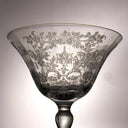 Fostoria Set of 6 Vintage Etched Glass Dessert Bowl | Midcentury Stemware for Ice Cream, Champagne, or Parfaits | Set of Coupe & Martini Glasses - Fruit/Dessert Bowl ClassyTea