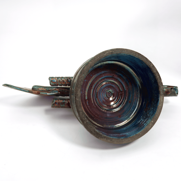 George Whitten George Whitten Raku - Fired Abstract Urn (20"H) - Dinnerware Sets ClassyTea