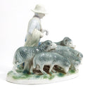 Gerold Porzellan Gerold Porzellan Bavarian porcelain figurine vintage shepherd with sheep cottagecore nursery decor country style gift for mom or dad pastel - Porcelain Figurine ClassyTea