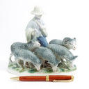 Gerold Porzellan Gerold Porzellan Bavarian porcelain figurine vintage shepherd with sheep cottagecore nursery decor country style gift for mom or dad pastel - Porcelain Figurine ClassyTea