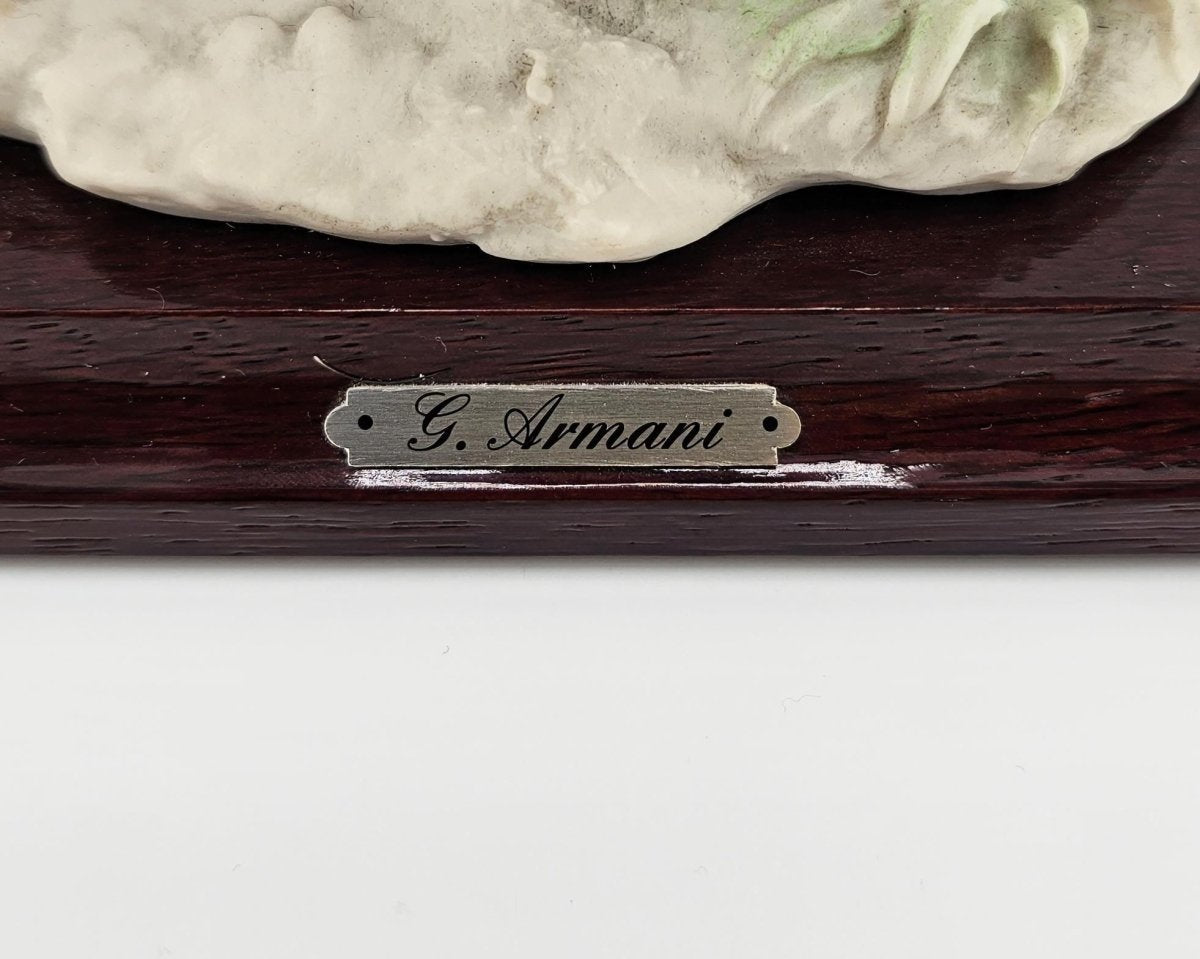 Giuseppe Armani Authentic Giuseppe Armani "Lady with Young Girl" 954C Sculpture – Handcrafted Italian Art, Signed Italian Art, Discontinued, Curio Cabinet - Porcelain Figurine ClassyTea