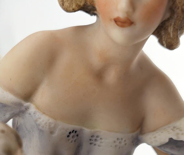 Giuseppe Armani Authentic Giuseppe Armani "Lady with Young Girl" 954C Sculpture – Handcrafted Italian Art, Signed Italian Art, Discontinued, Curio Cabinet - Porcelain Figurine ClassyTea