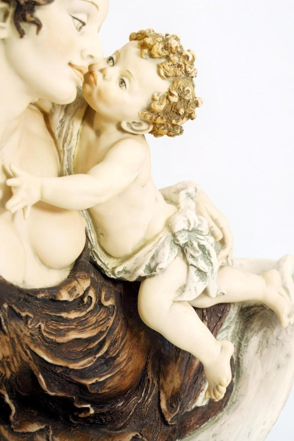 Giuseppe Armani Large Giuseppe Armani Porcelain Statue Armani Perfect Love Art Nouveau Decor Black Art Deco Italian Art Sculpture Greek Statue Goddess Roman - Porcelain Sculpture ClassyTea