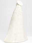Goebel Virgin Mary Statue Figurine Goebel Hummel Flower Madonna Ivory Catholic Gift Vintage Porcelain Communion Gift Easter Mothers Day Gift - Porcelain Figurine ClassyTea