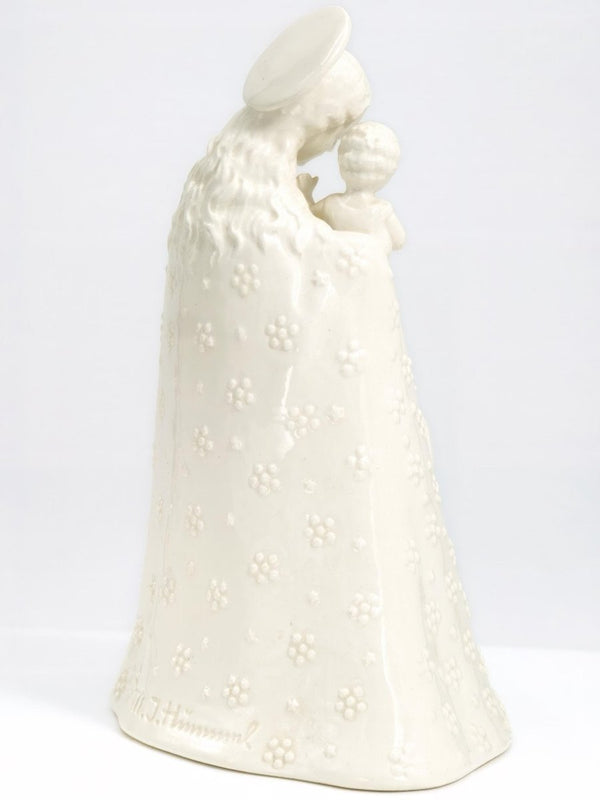 Goebel Virgin Mary Statue Figurine Goebel Hummel Flower Madonna Ivory Catholic Gift Vintage Porcelain Communion Gift Easter Mothers Day Gift - Porcelain Figurine ClassyTea