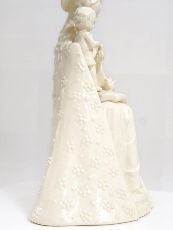 Goebel Virgin Mary Statue Figurine Goebel Hummel Flower Madonna Ivory Catholic Gift Vintage Porcelain Communion Gift Easter Mothers Day Gift - Porcelain Figurine ClassyTea
