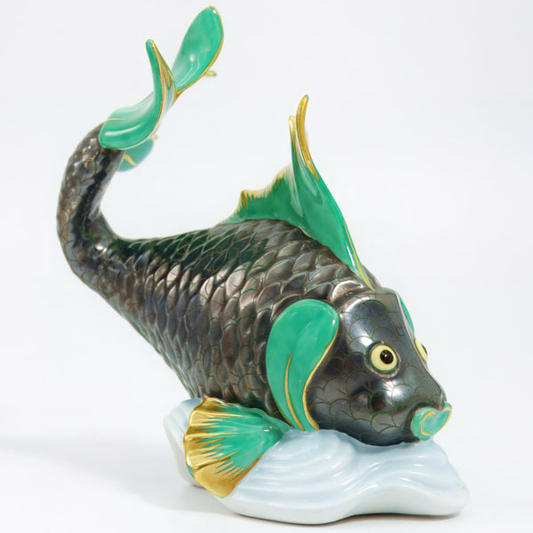 Herend Herend "Koi Carp" Porcelain Figurine (6") - Figurine ClassyTea