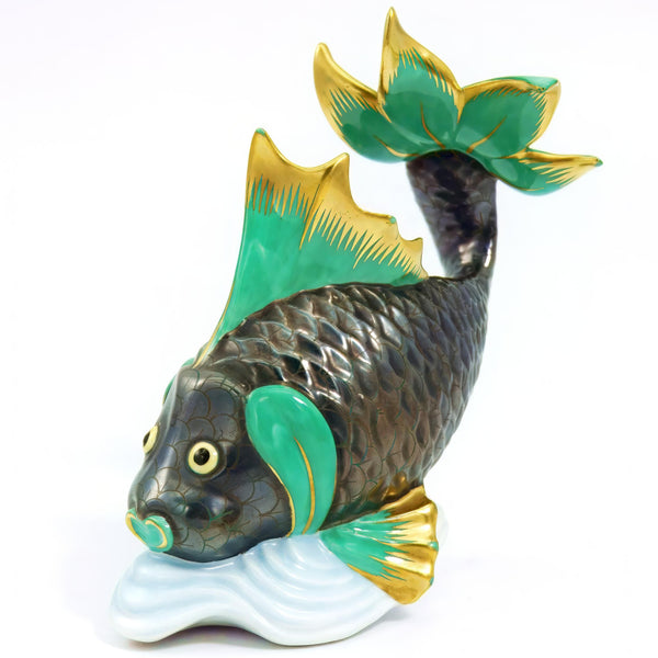 Herend Herend "Koi Carp" Porcelain Figurine (6") - Figurine ClassyTea