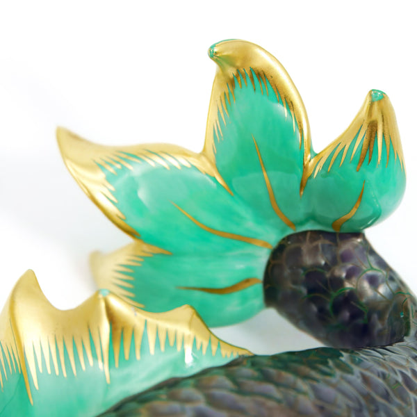 Herend Herend "Koi Carp" Porcelain Figurine (6") - Figurine ClassyTea