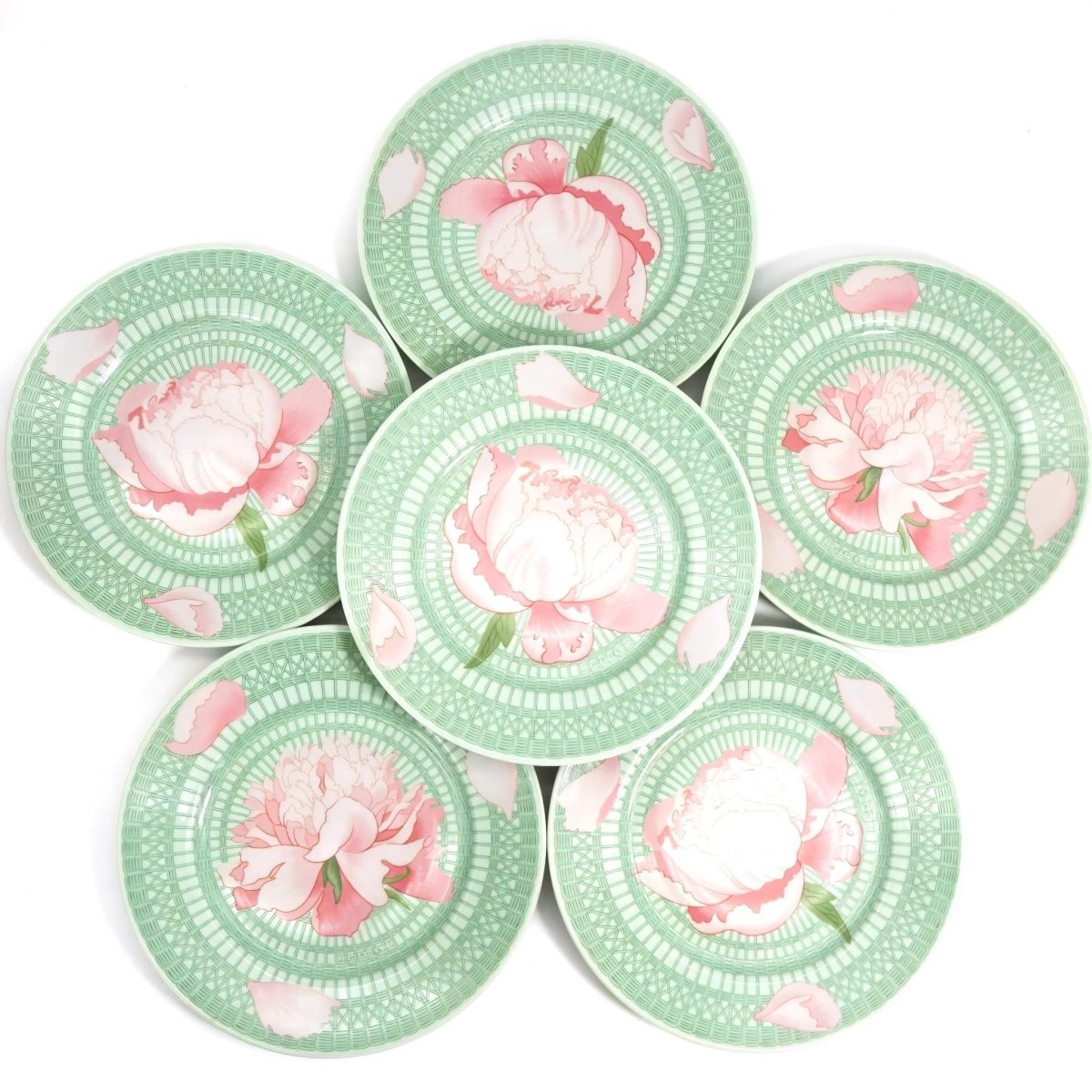 Hermes Les Pivoines China Set For 36pc | Bone China – ClassyTea