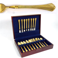 Home Concepts “Golden Cannes” Flatware Set for 8