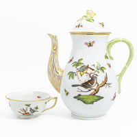 Herend "Rothschild Bird" Coffee Pot (10", 6 Cup)
