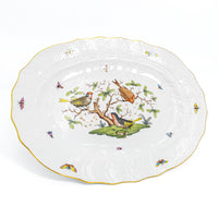 Herend "Rothschild Bird" Oval Serving Platter 16.5"